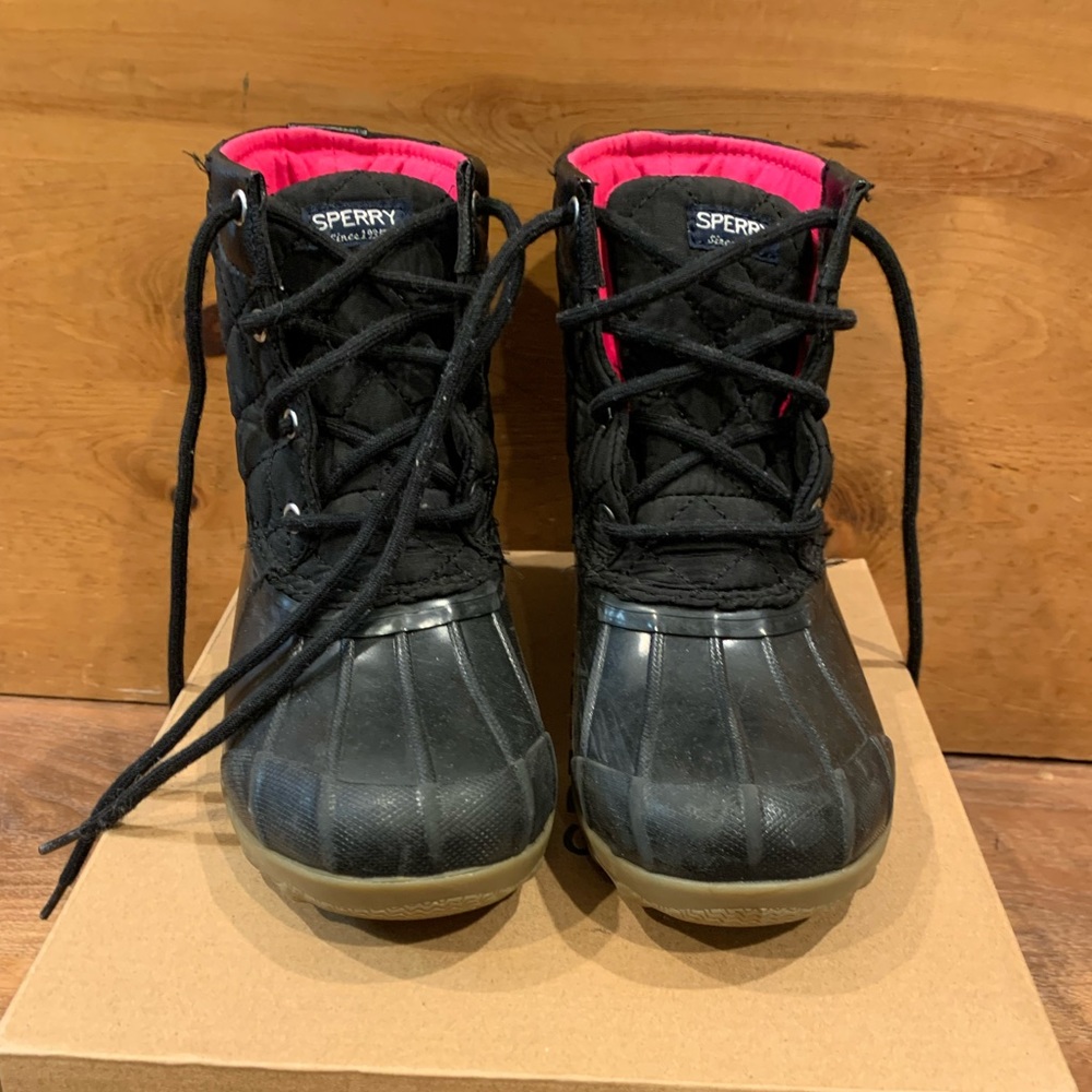 Girls Sperry duck boots